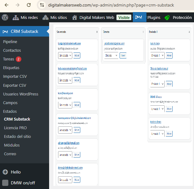 CRM Substack Básico